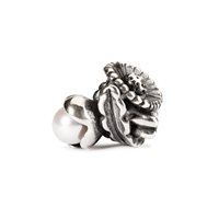 Charm Trollbeads Donna Fiori di nascita in Argento Perla TAGBE-00030 - TAGBE-00030